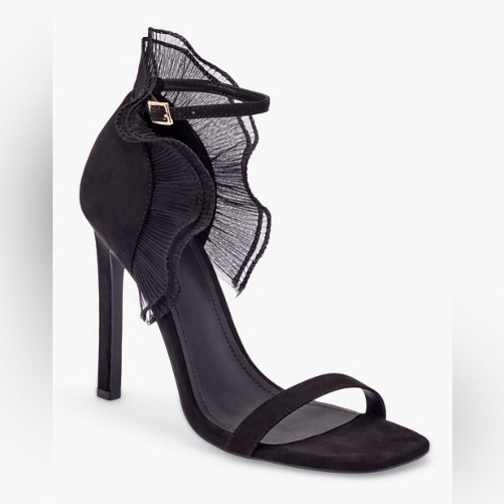 Elegant black stilettos never worn 7 1/2